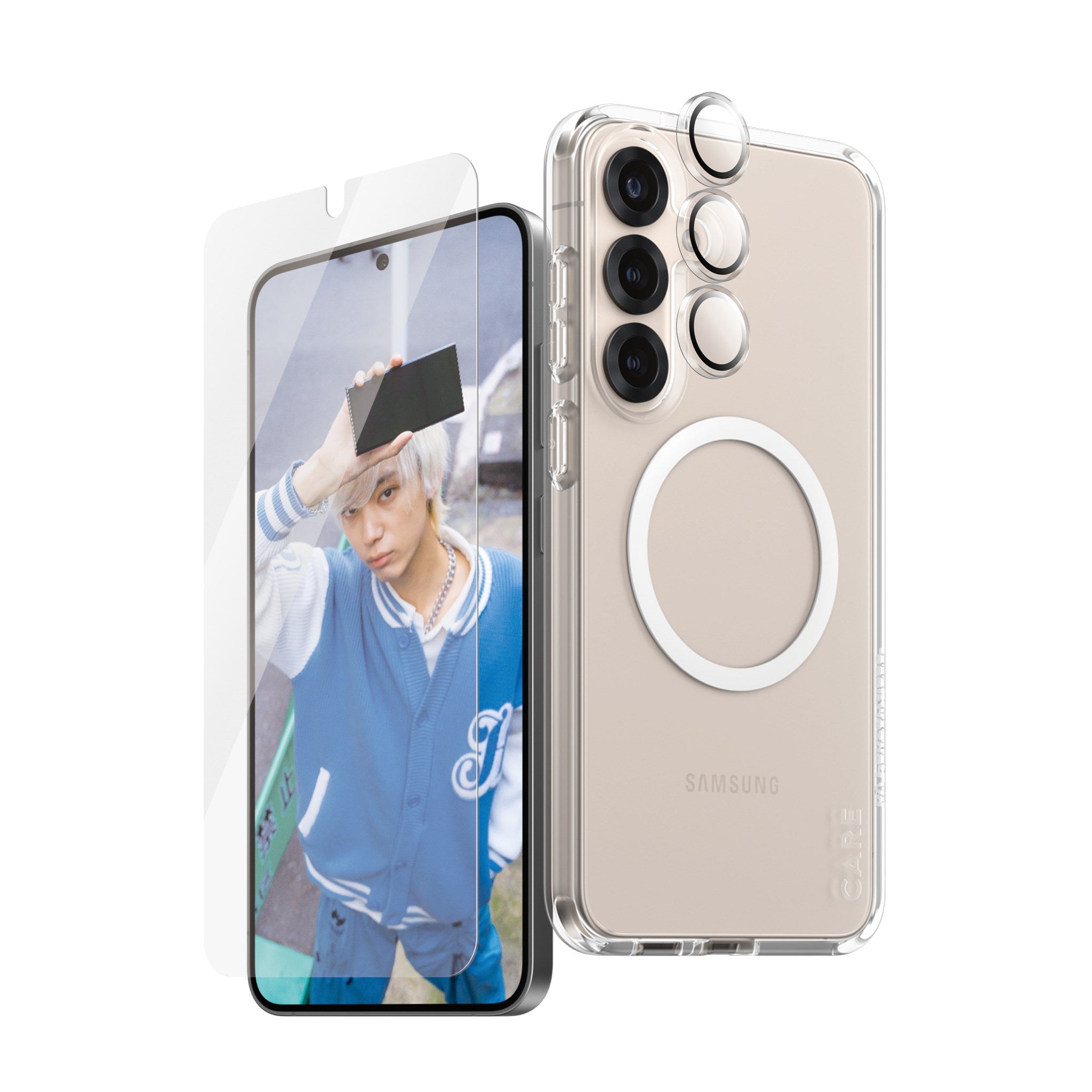 CARE by PanzerGlass® Flagship 3-in-1 Set Samsung Galaxy S25+